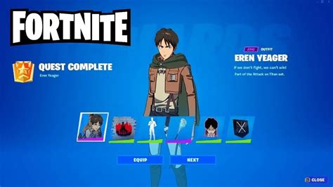 Fortnite AOT Skins